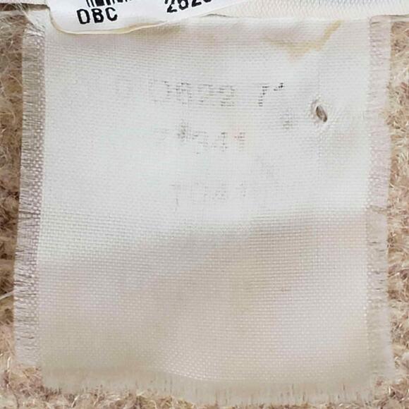 LL Bean Cardigan Coatigan Boiled Heavy Wool Metal Buttons Beige Women’s Medium ? - Picture 8 of 9